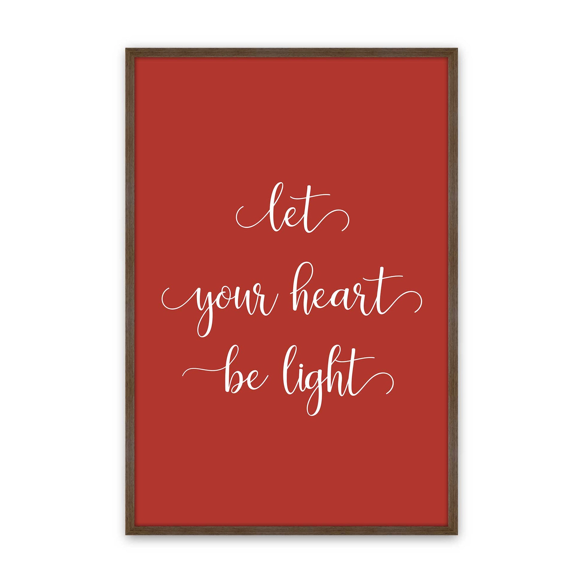 [Color:Walnut], Picture of art in a Walnut frame