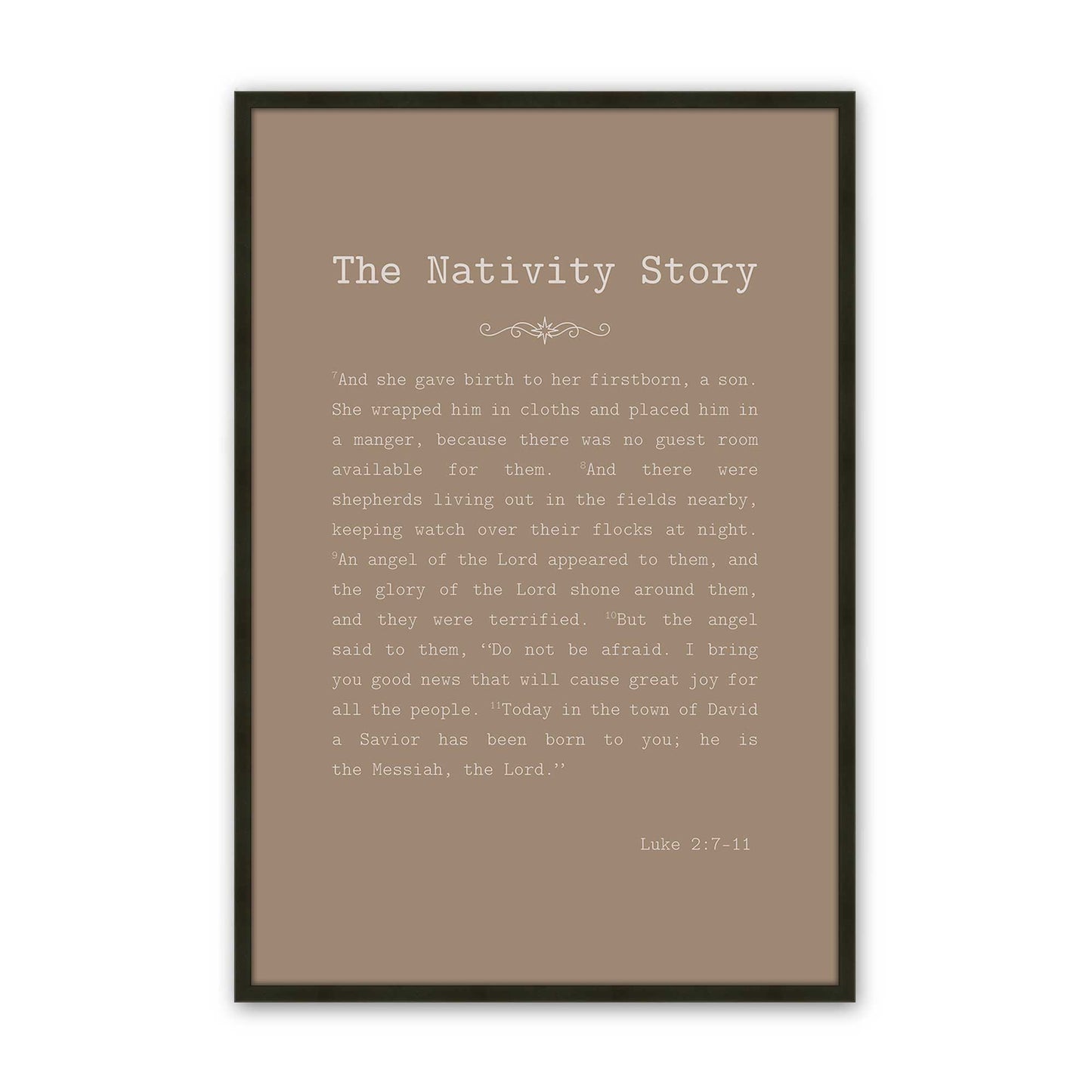 [Color:Satin Black], Picture of art in a Satin Black frame