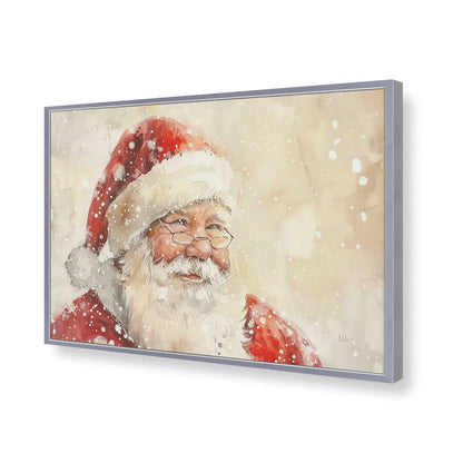 [Color:Polished Chrome], Picture of art in a Polished Chrome frame of the corner