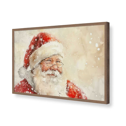 [Color:Walnut], Picture of art in a Walnut frame of the corner