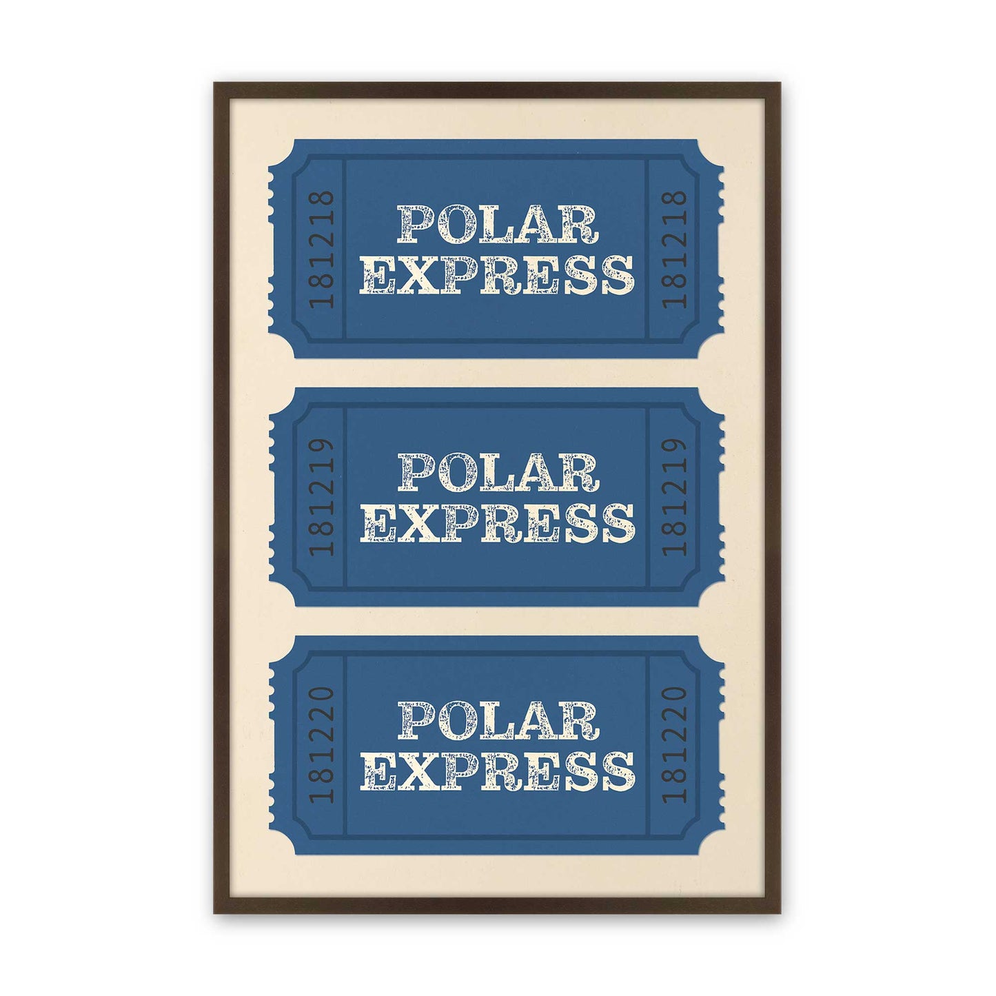 [Color:Brown], Picture of art in a Brown frame