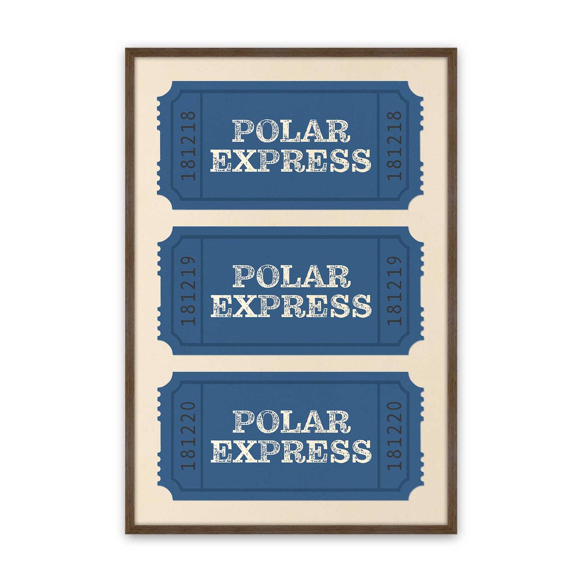 [Color:Walnut], Picture of art in a Walnut frame