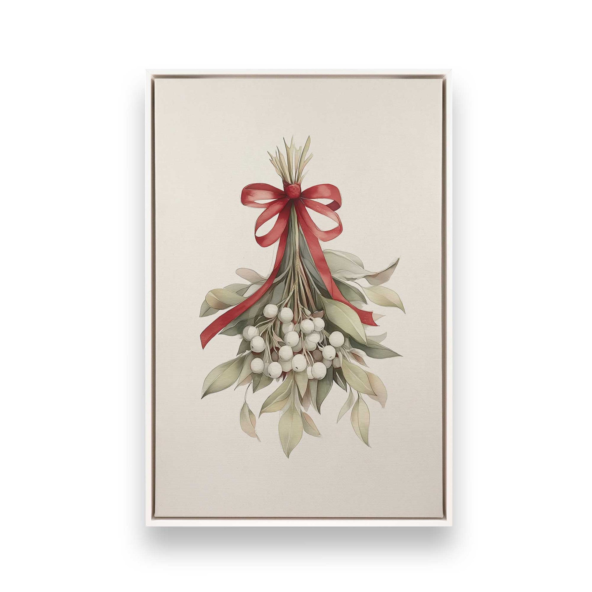 [Color:Opaque White], Picture of art in a White frame