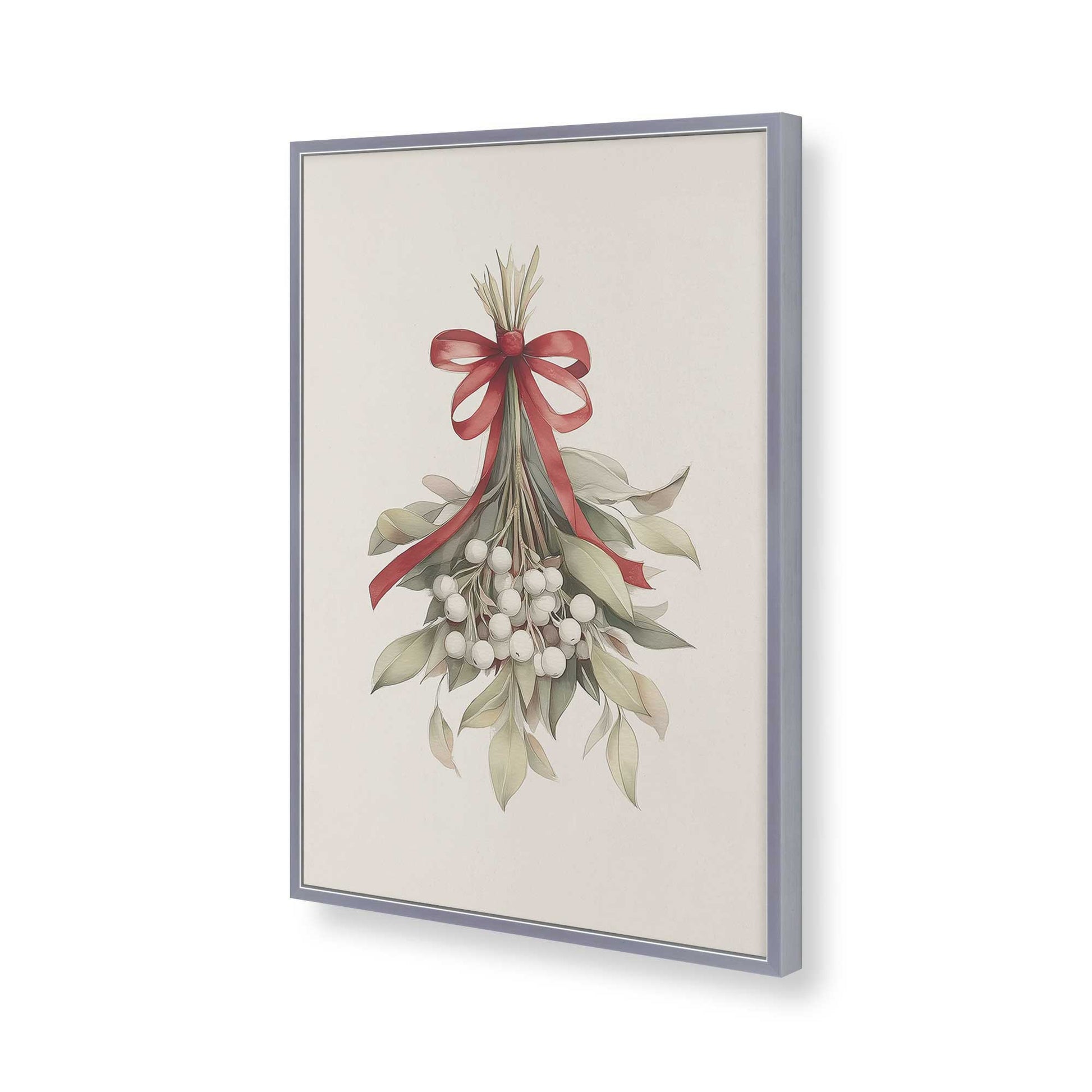 [Color:Polished Chrome], Picture of art in a Polished Chrome frame of the corner