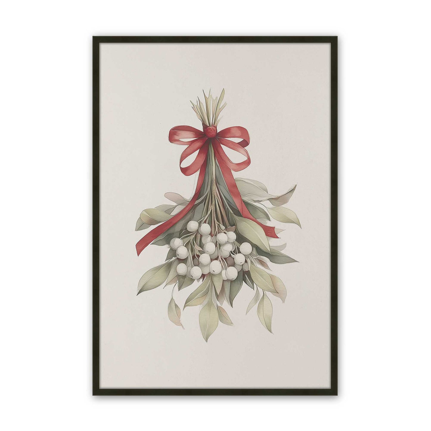 [Color:Satin Black], Picture of art in a Satin Black frame