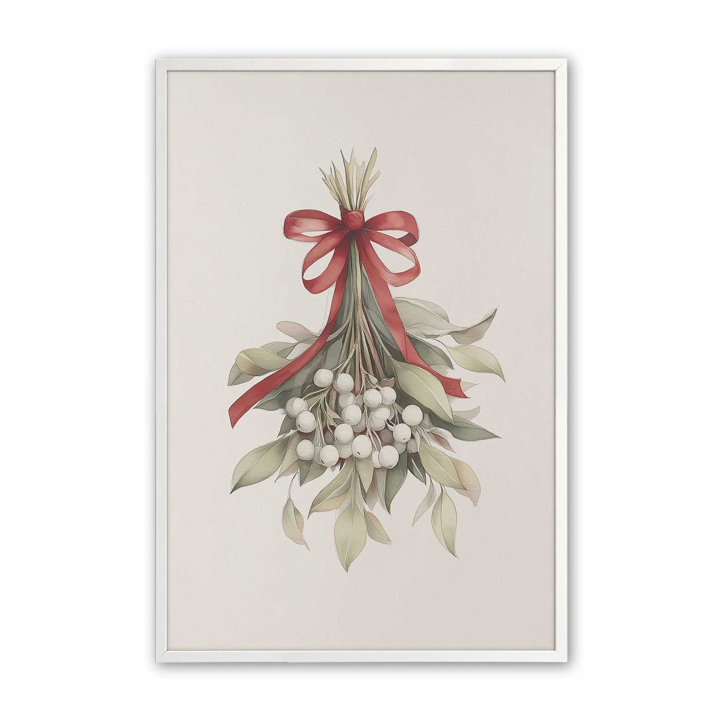 [Color:Opaque White], Picture of art in an Opaque White frame