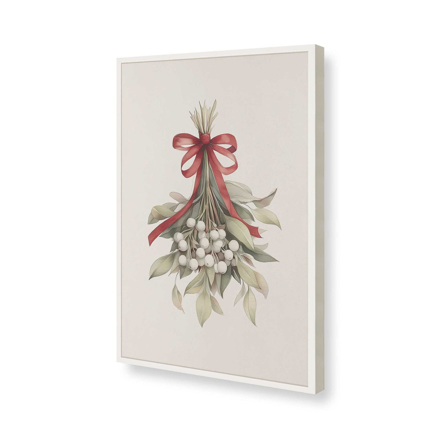 [Color:Opaque White], Picture of art in a Opaque White frame of the corner