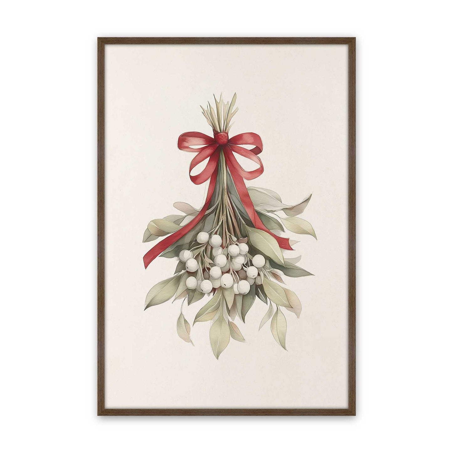 [Color:Walnut], Picture of art in a Walnut frame