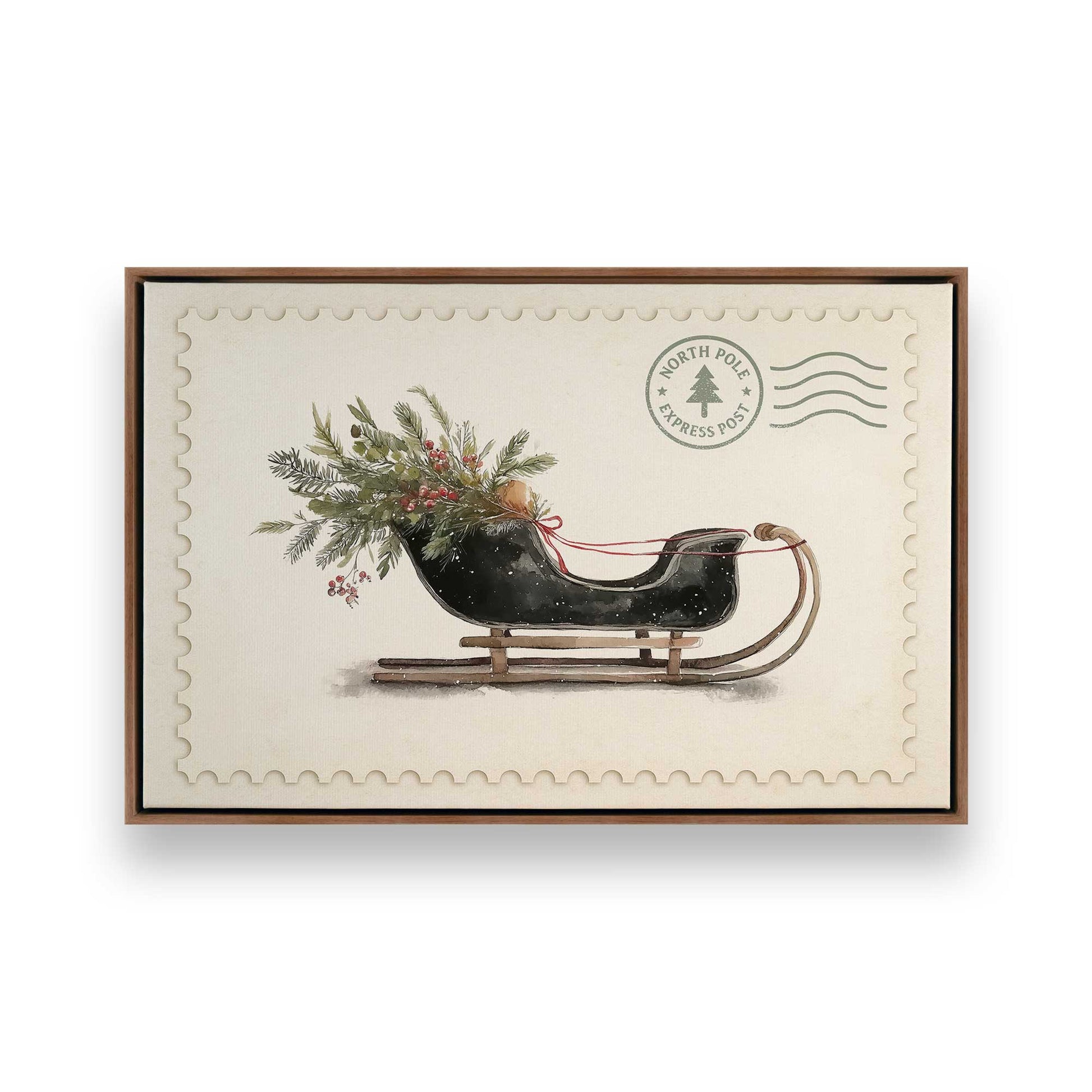 [Color:Walnut], Picture of art in a Walnut frame