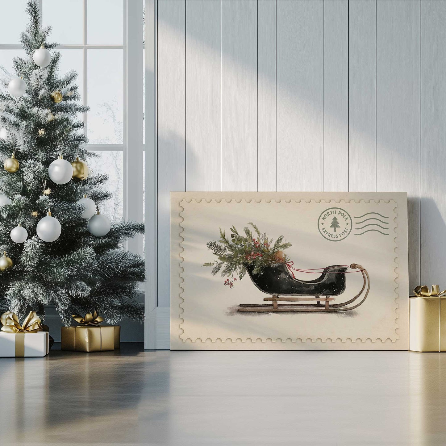 Picture of art in a room