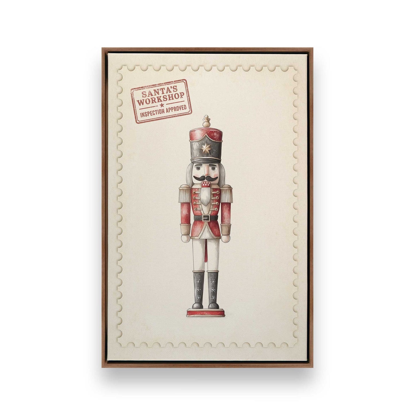 [Color:Walnut], Picture of art in a Walnut frame