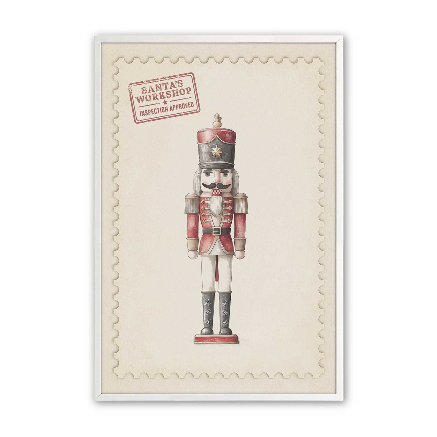 [Color:Opaque White], Picture of art in a Opaque White frame