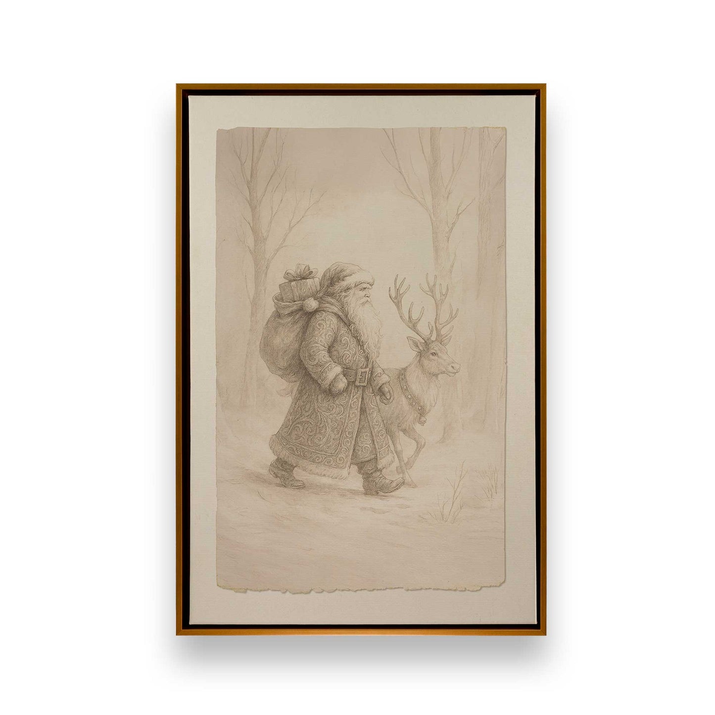 [Color:Polished Gold], Picture of art in a Polished Gold frame