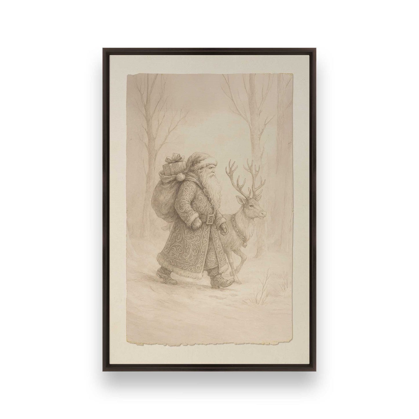 [Color:Espresso], Picture of art in a Espresso frame