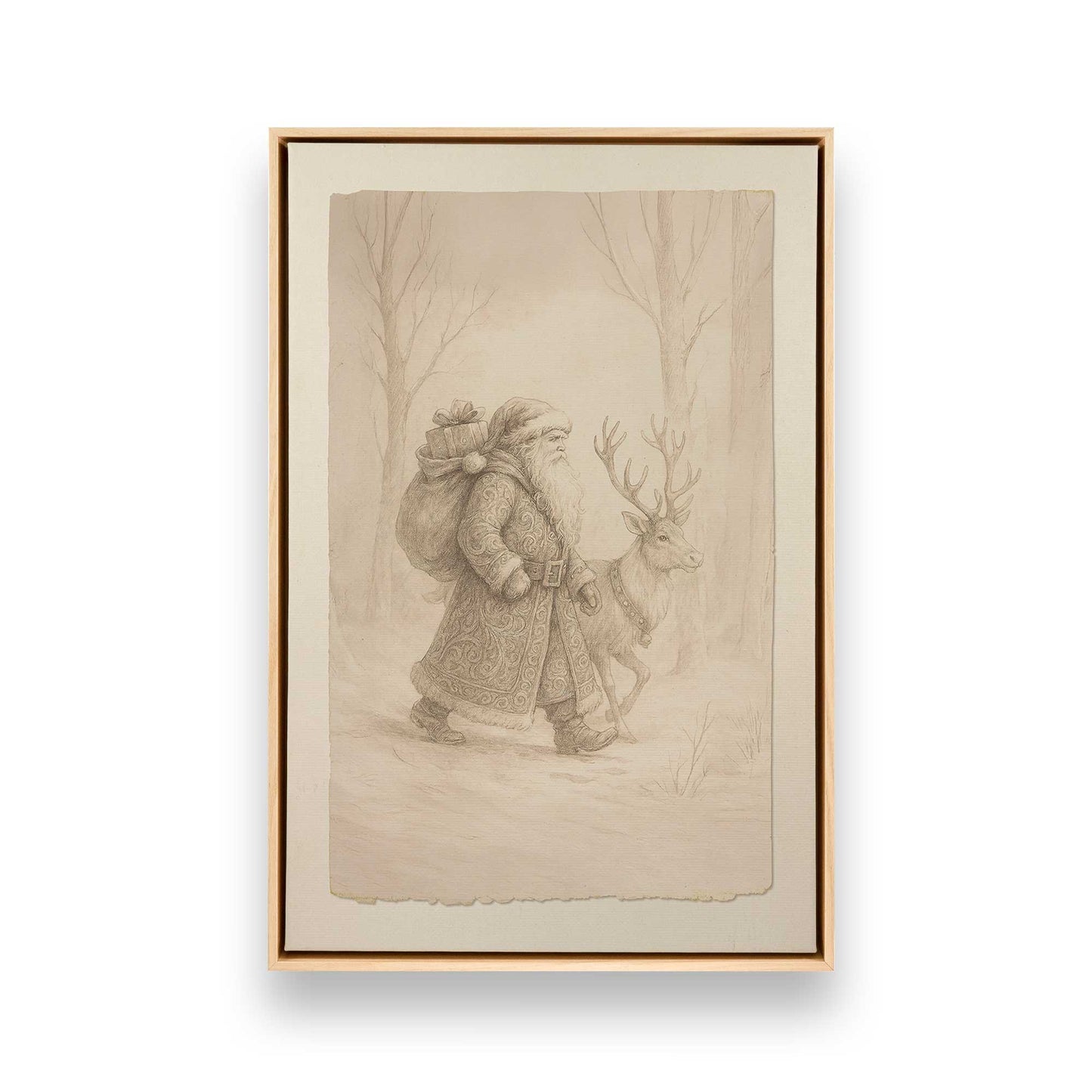 [Color:American Maple], Picture of art in an American Maple frame