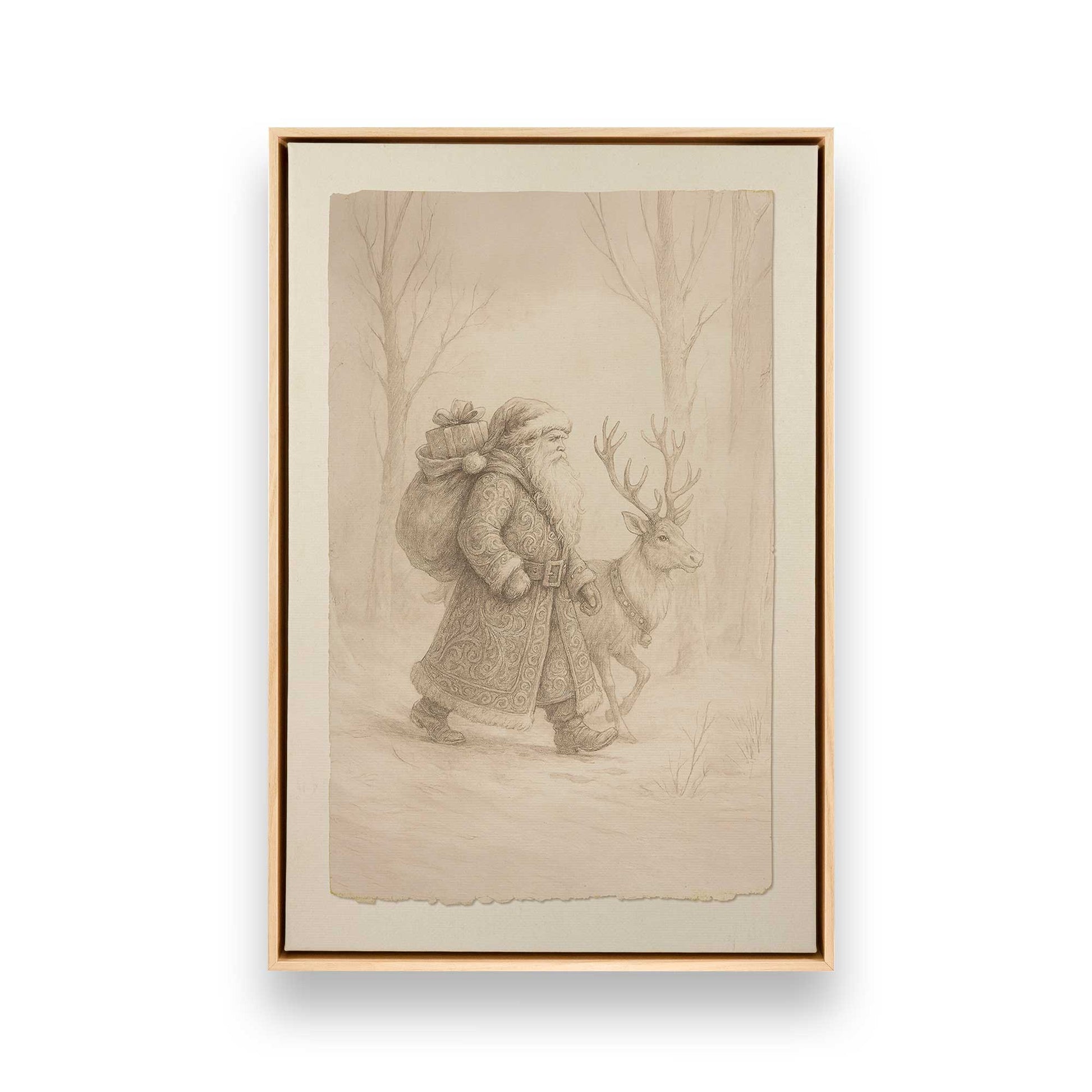 [Color:American Maple], Picture of art in an American Maple frame