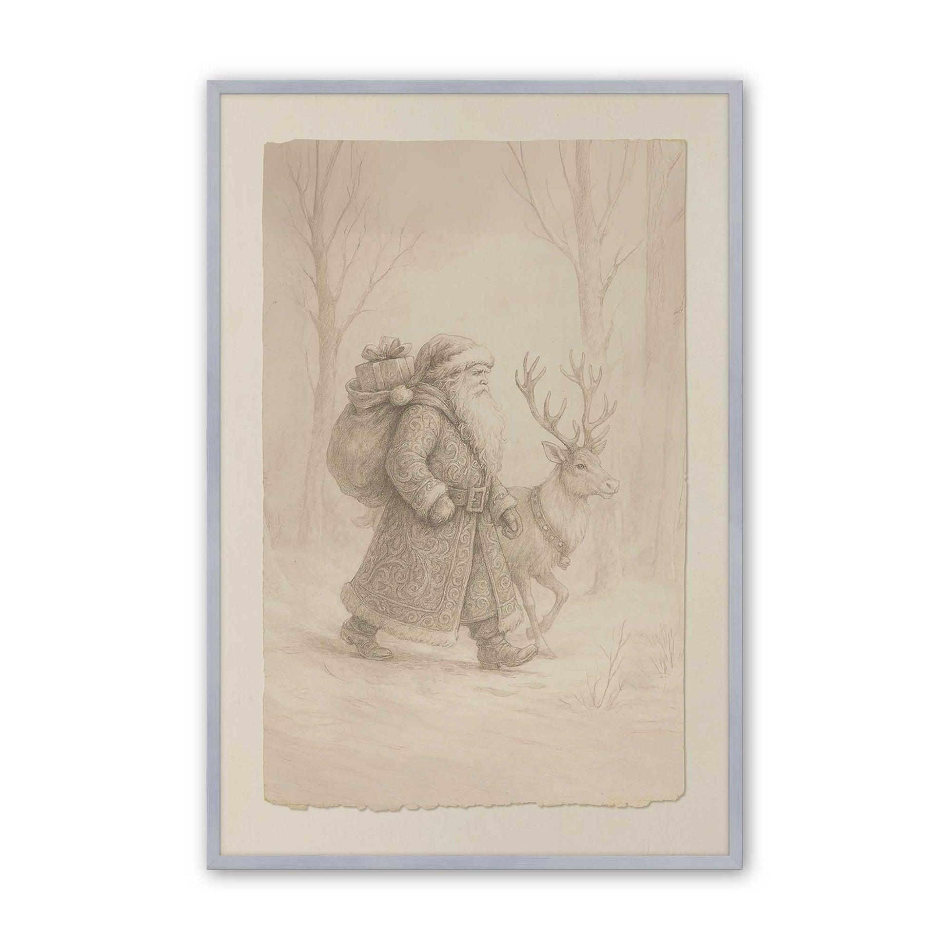 [Color:Polished Chrome], Picture of art in a Polished Chrome frame