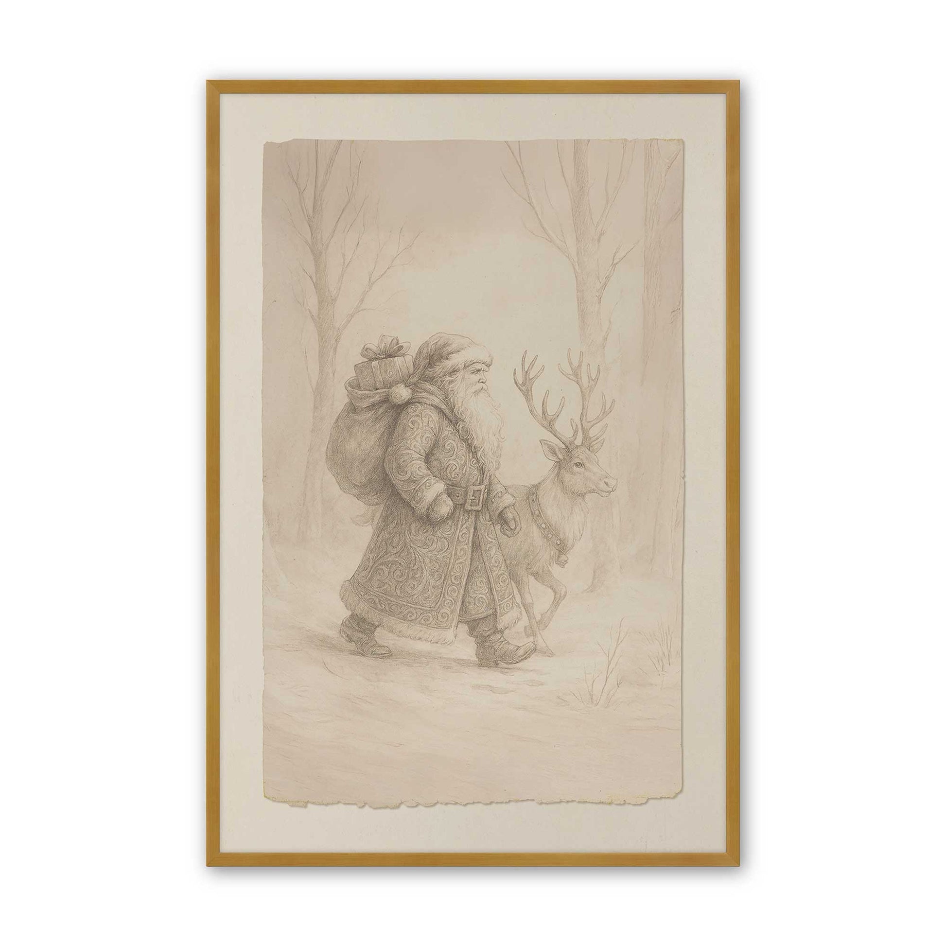 [Color:Polished Gold], Picture of art in a Polished Gold frame