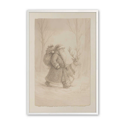 [Color:Opaque White], Picture of art in an Opaque White frame