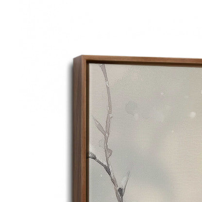 [Color:Walnut], Picture of art in a Walnut frame at an angle