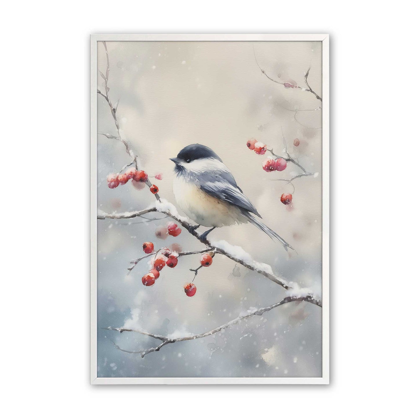 [Color:Opaque White], Picture of art in a Opaque White frame