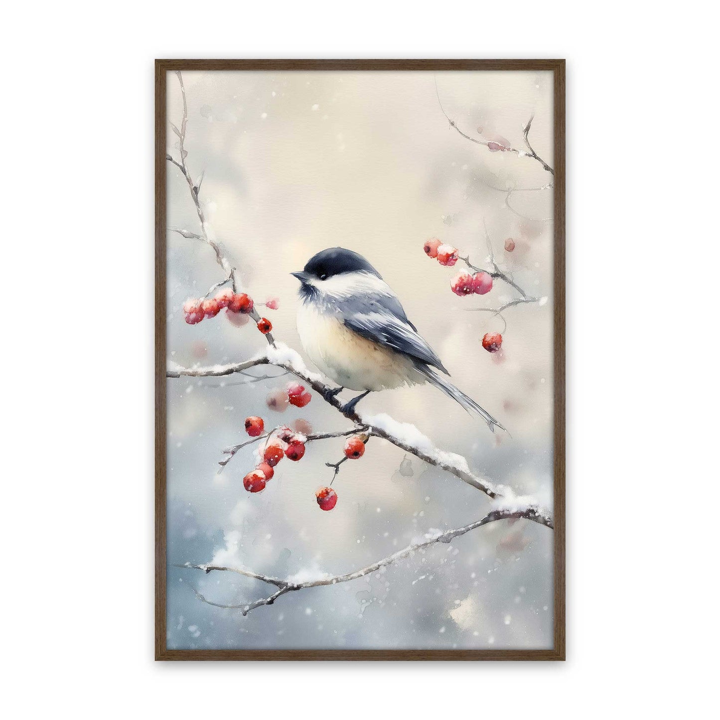 [Color:Walnut], Picture of art in a Walnut frame