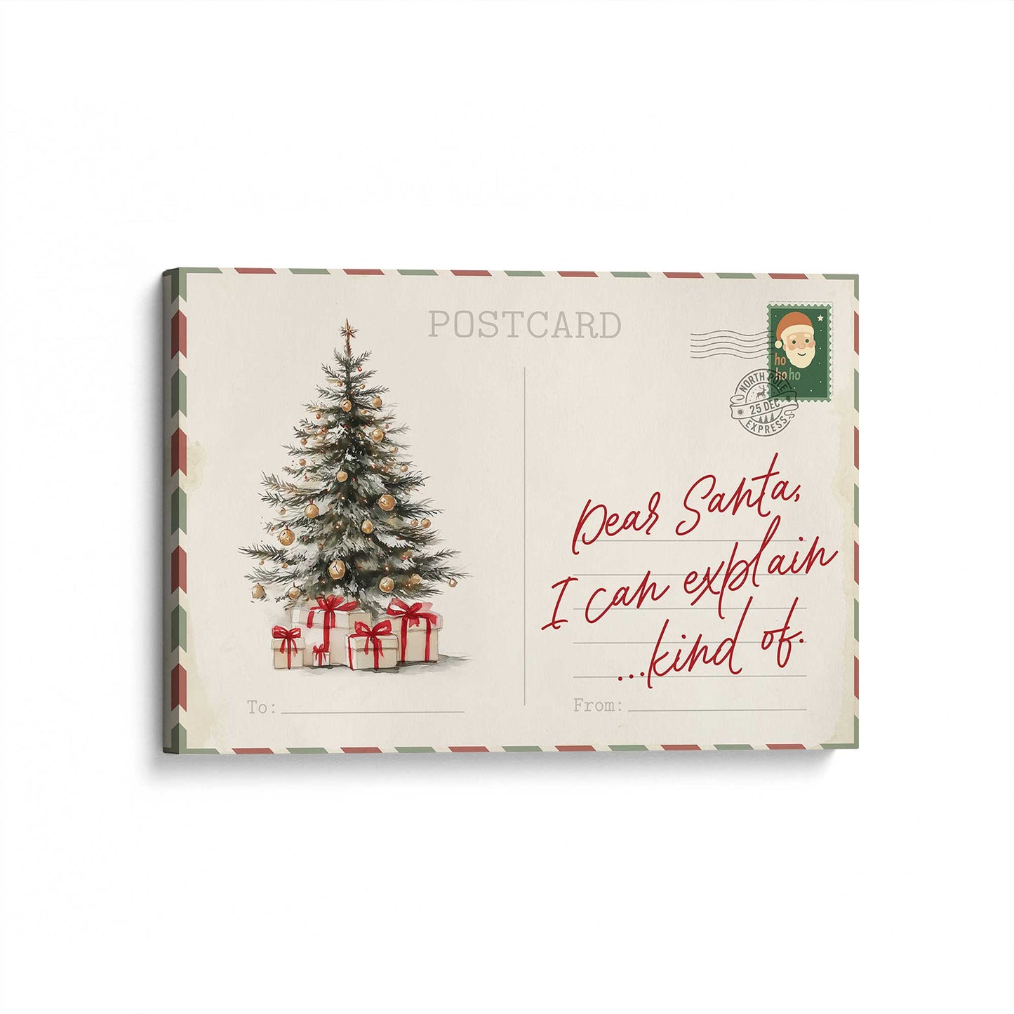 [Color:Stretched Canvas], Picture of art at an angle