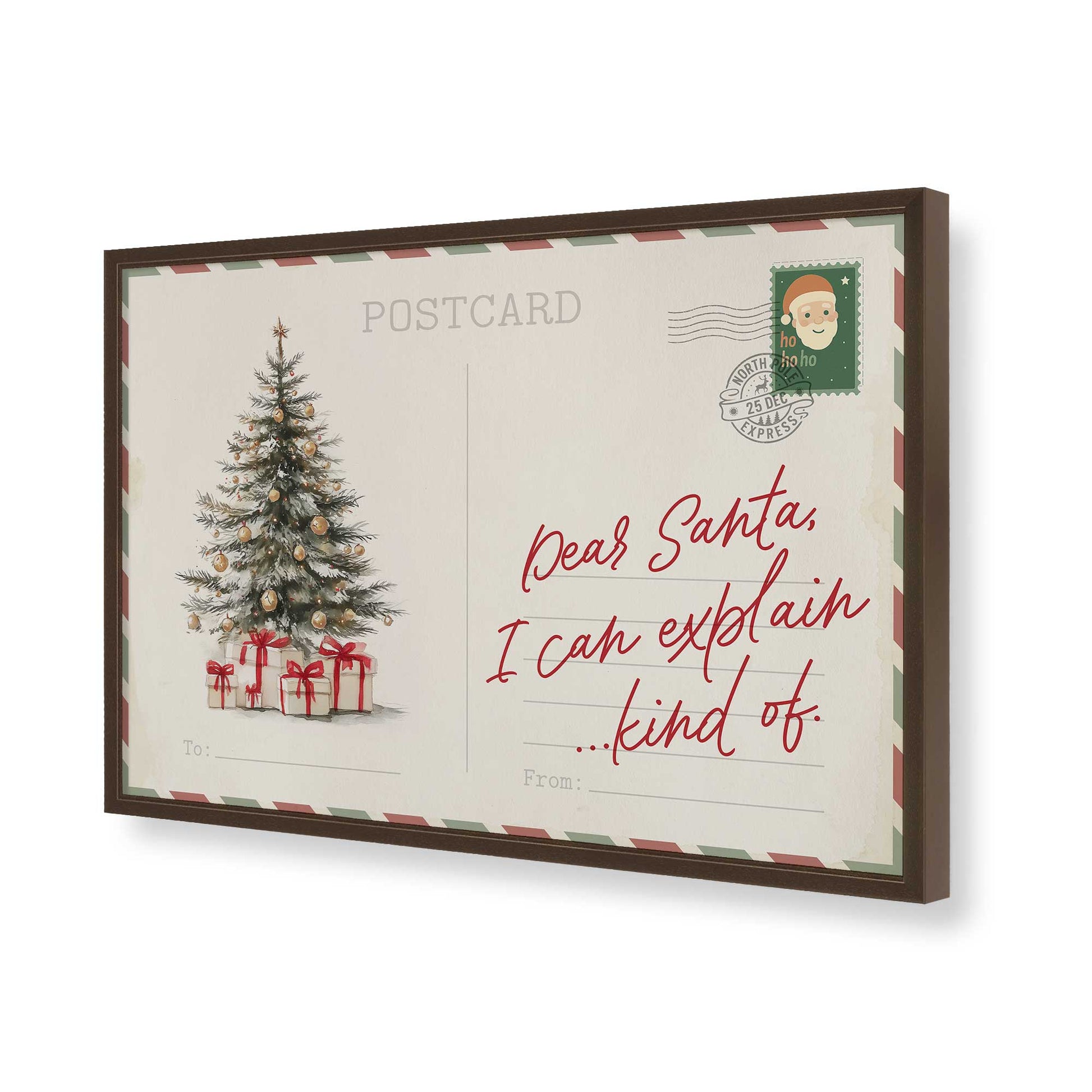 [Color:Belvinder Brown], Picture of art in a Belvinder Brown frame of the corner