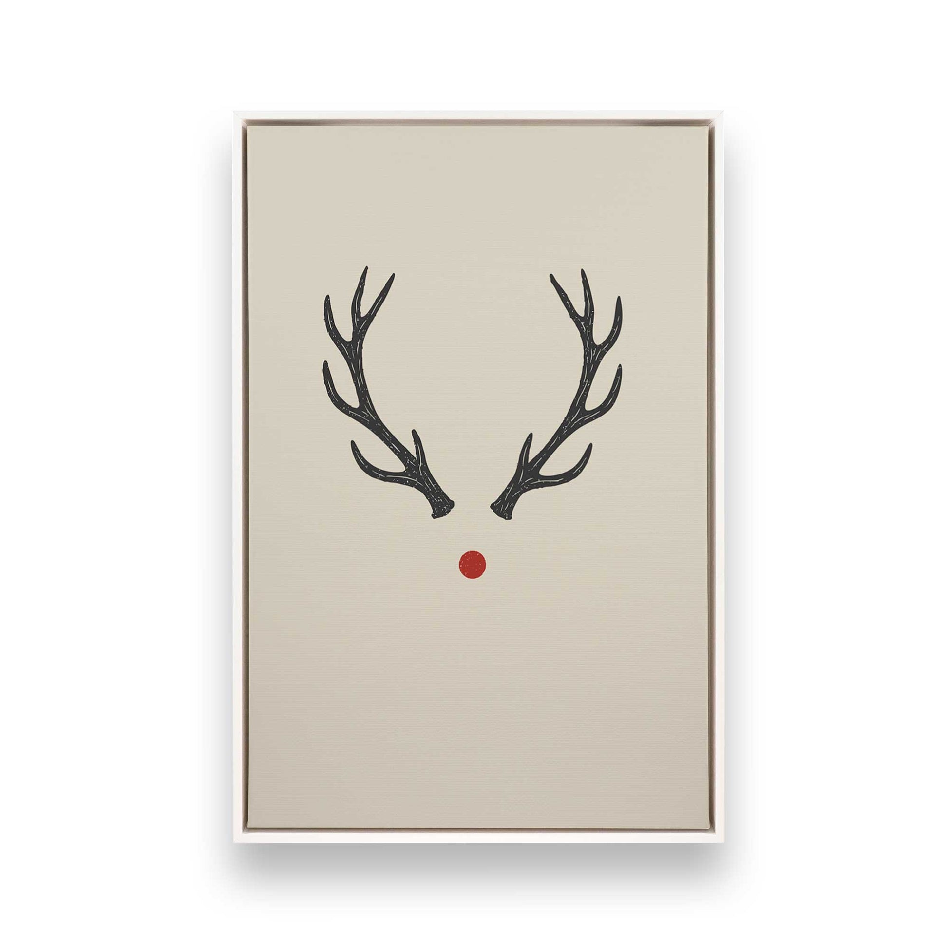 [Color:Opaque White], Picture of art in a White frame