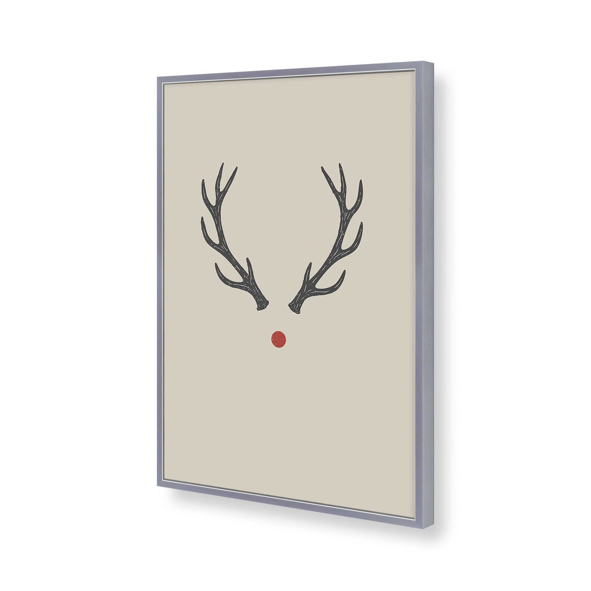 [Color:Polished Chrome], Picture of art in a Polished Chrome frame of the corner