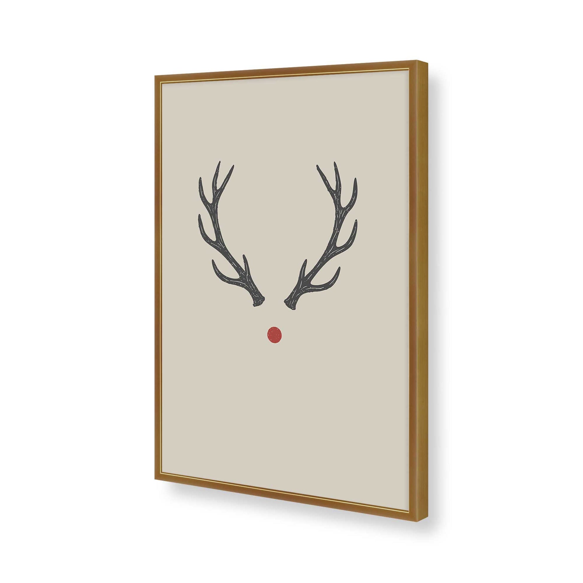 [Color:Polished Gold], Picture of art in a Polished Gold frame of the corner