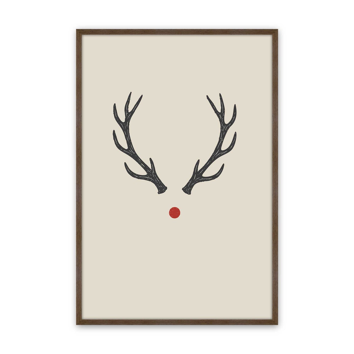 [Color:Walnut], Picture of art in a Walnut frame