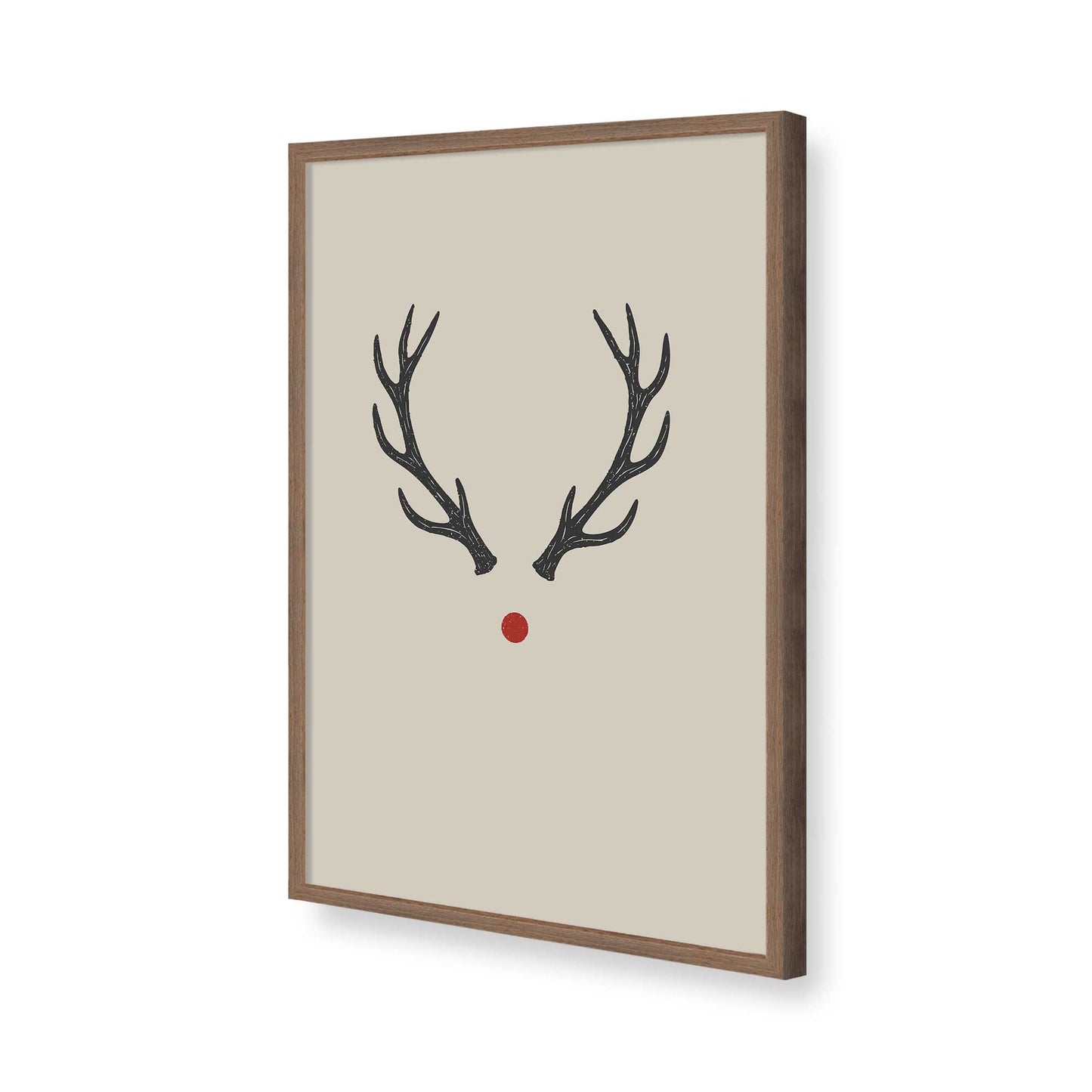 [Color:Walnut], Picture of art in a Walnut frame of the corner