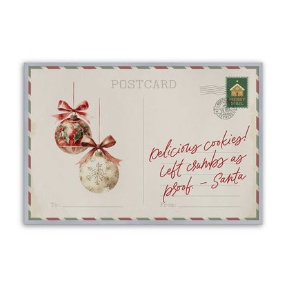 North Pole Notes Set of 4 Prints