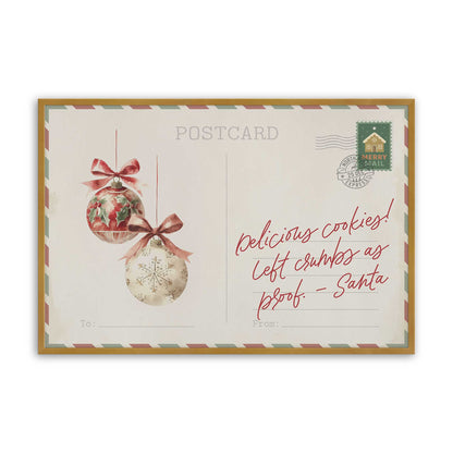 North Pole Notes Set of 4 Prints