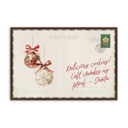 North Pole Notes Set of 4 Prints