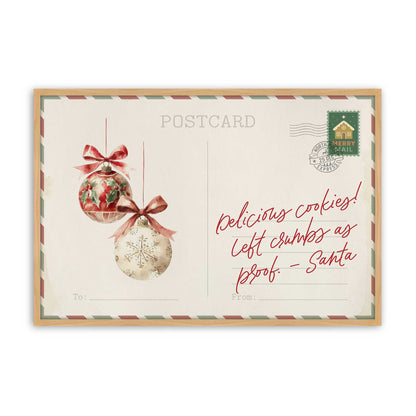 North Pole Notes Set of 4 Prints