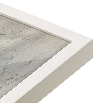 [Color:Opaque White], Picture of art in a Opaque White frame at an angle