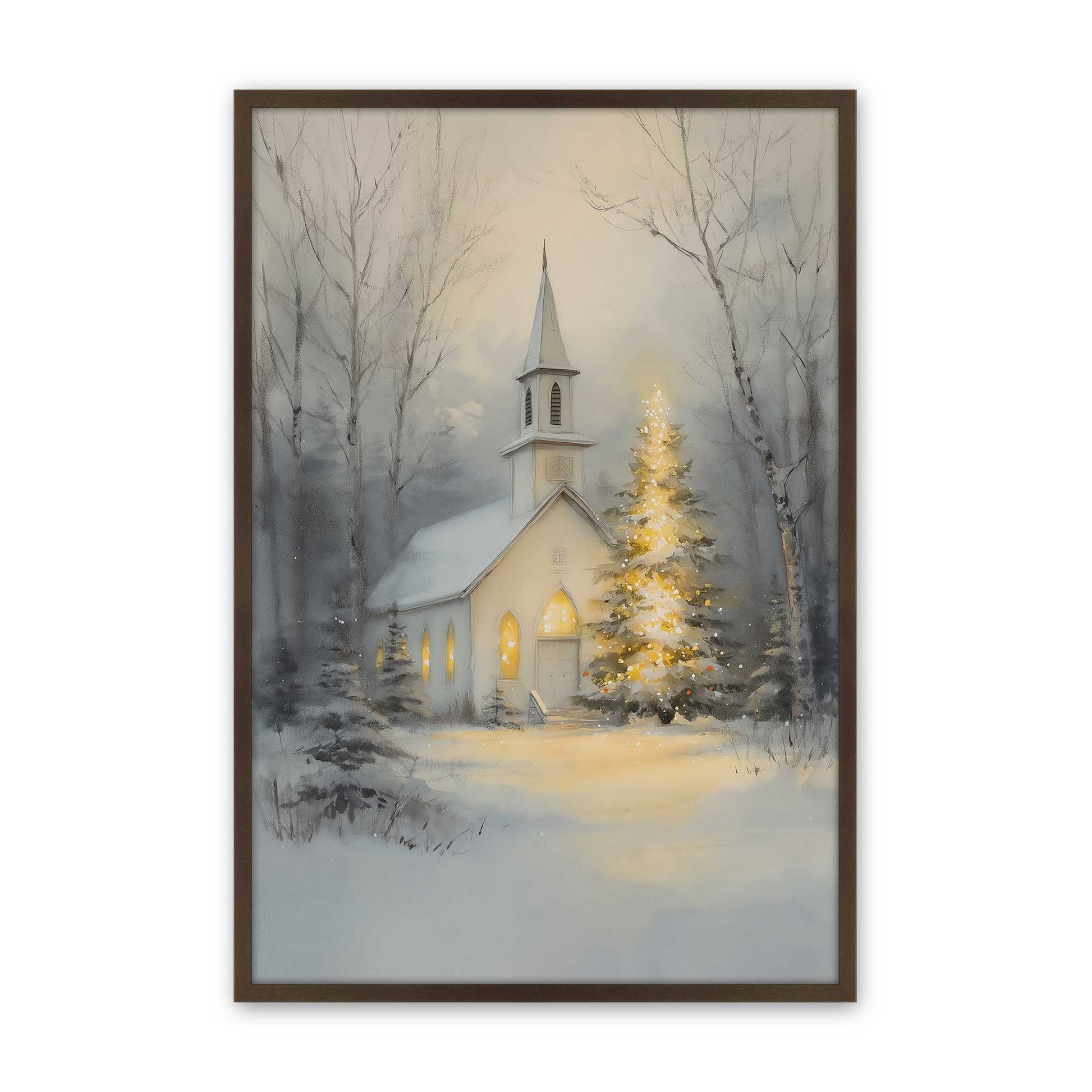 [Color:Belvinder Brown], Picture of art in a Belvinder Brown frame