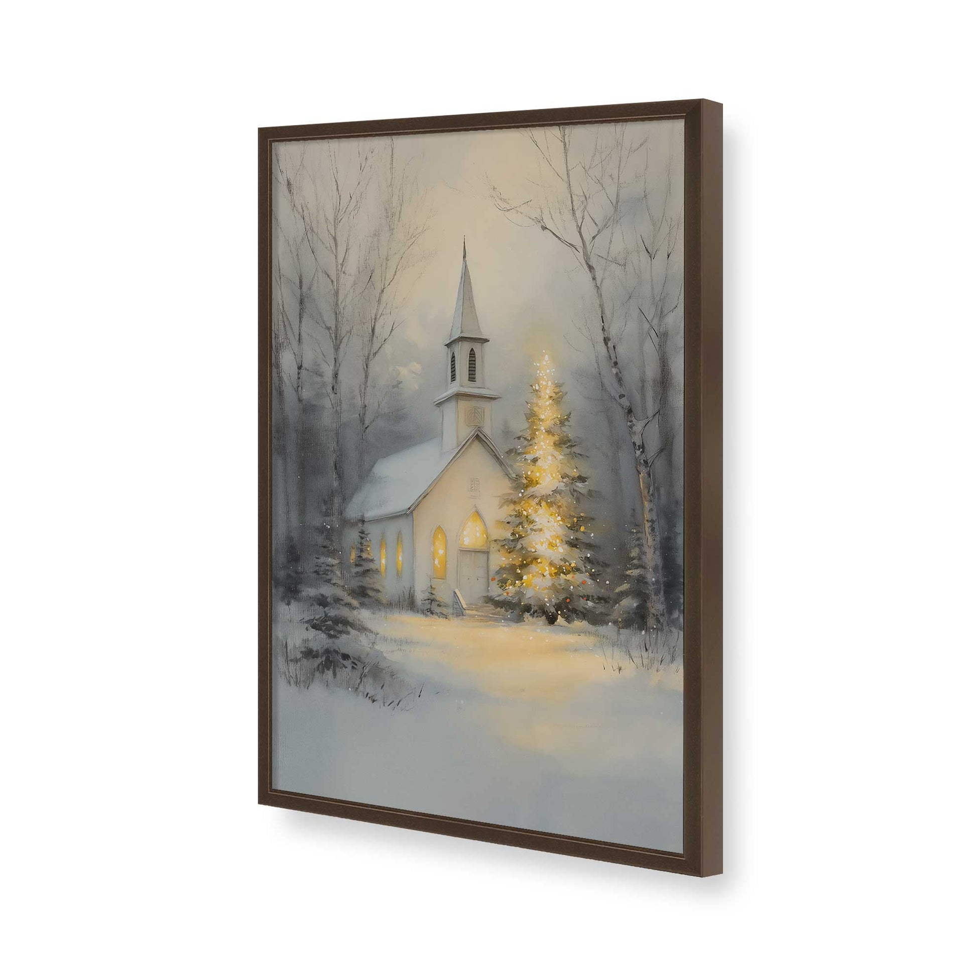 [Color:Belvinder Brown], Picture of art in a Belvinder Brown frame of the corner