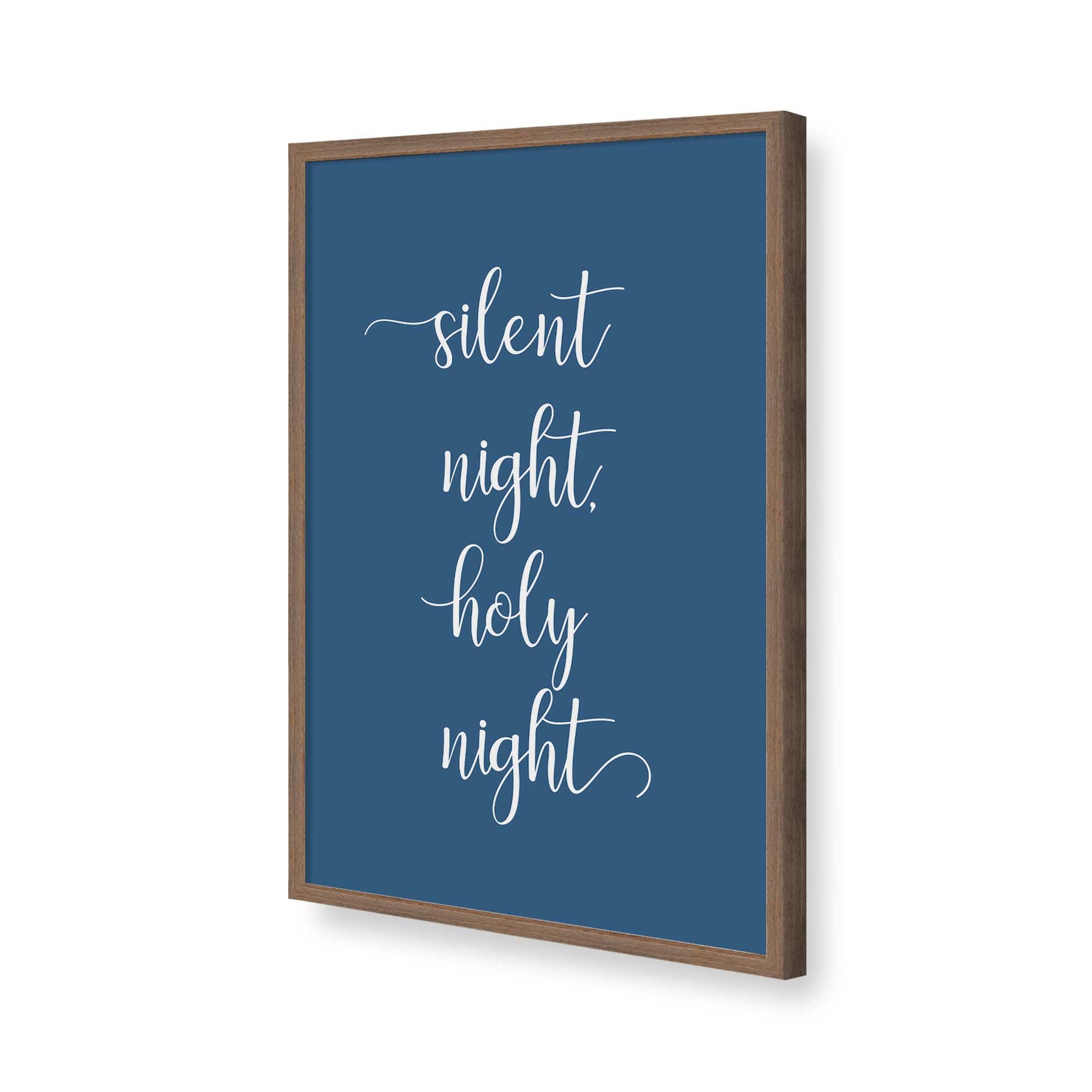 [Color:Walnut], Picture of art in a Walnut frame of the corner