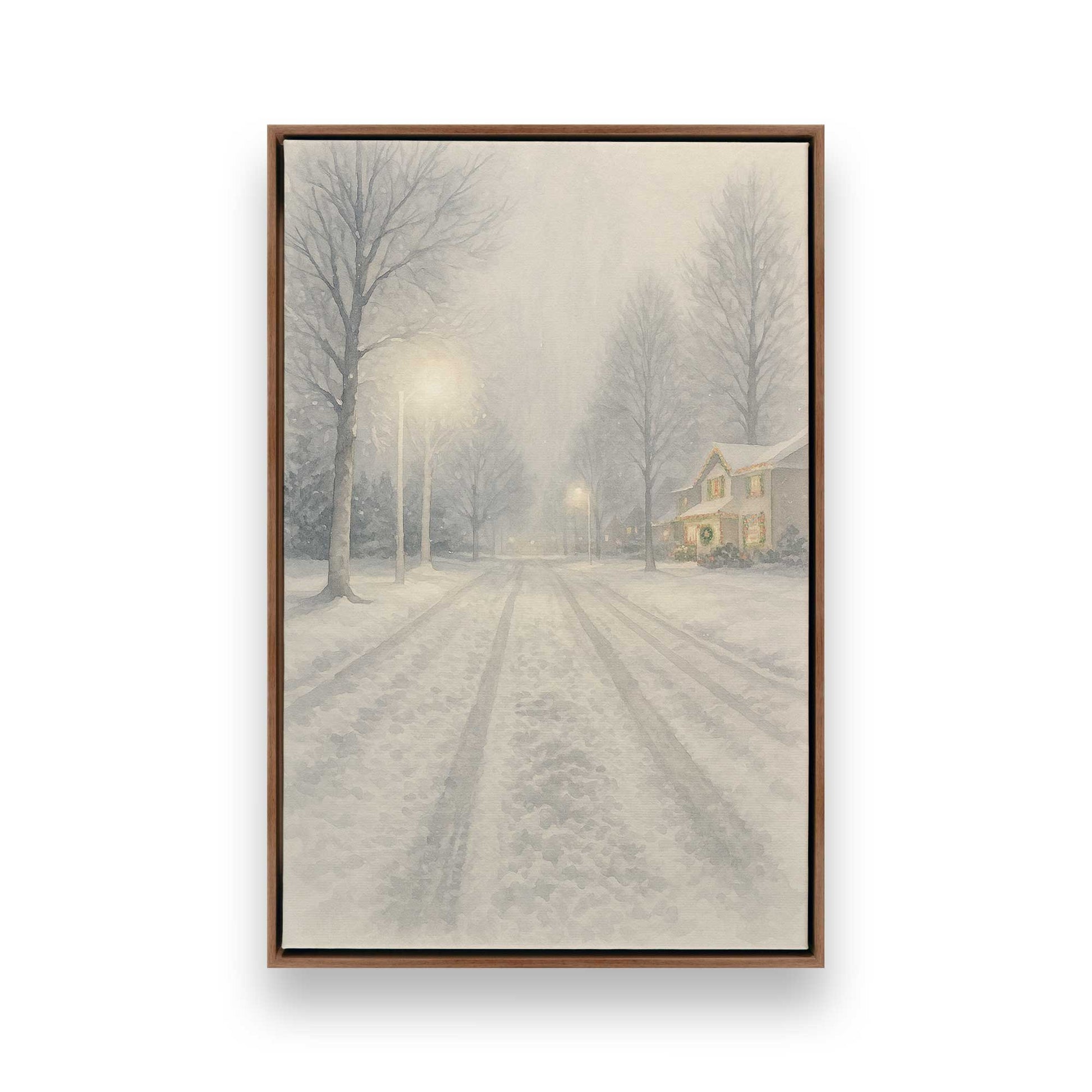 [Color:Walnut], Picture of art in a Walnut frame