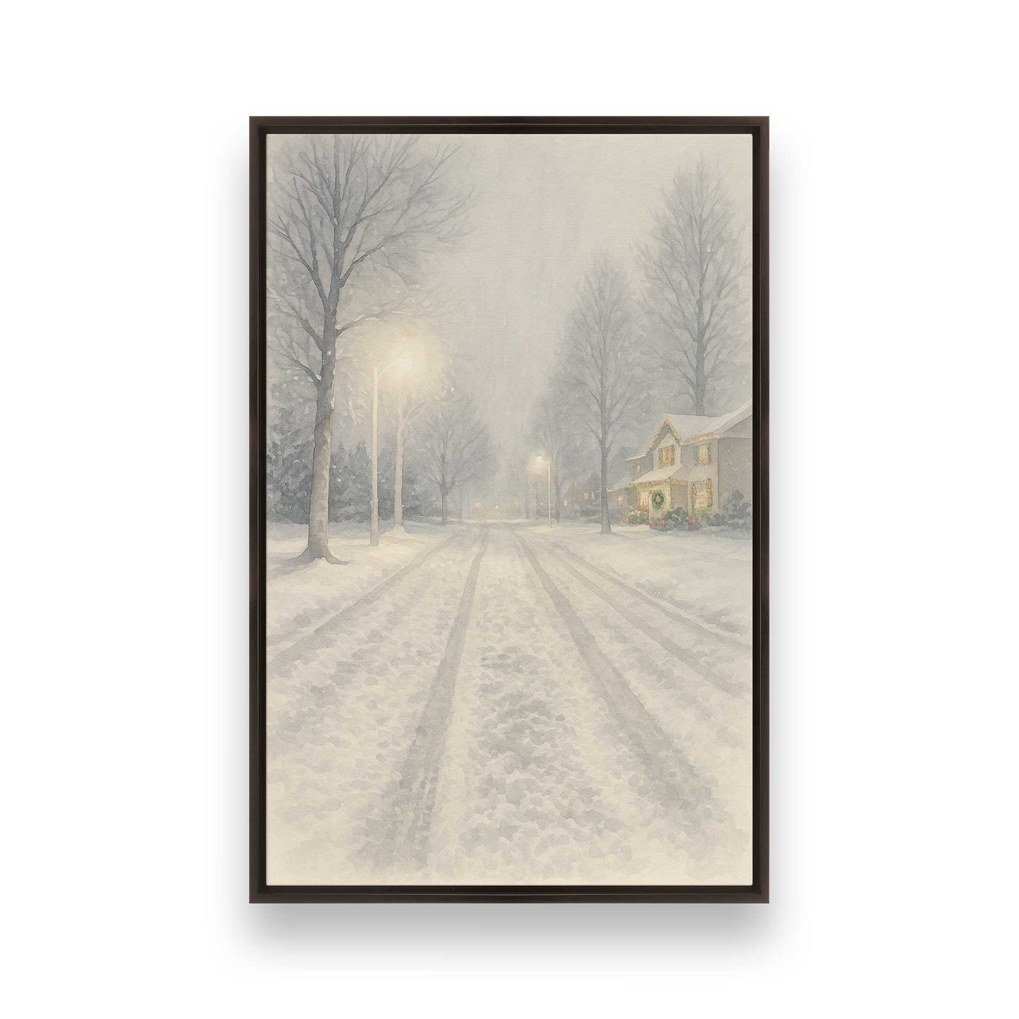 [Color:Espresso], Picture of art in an Espresso frame