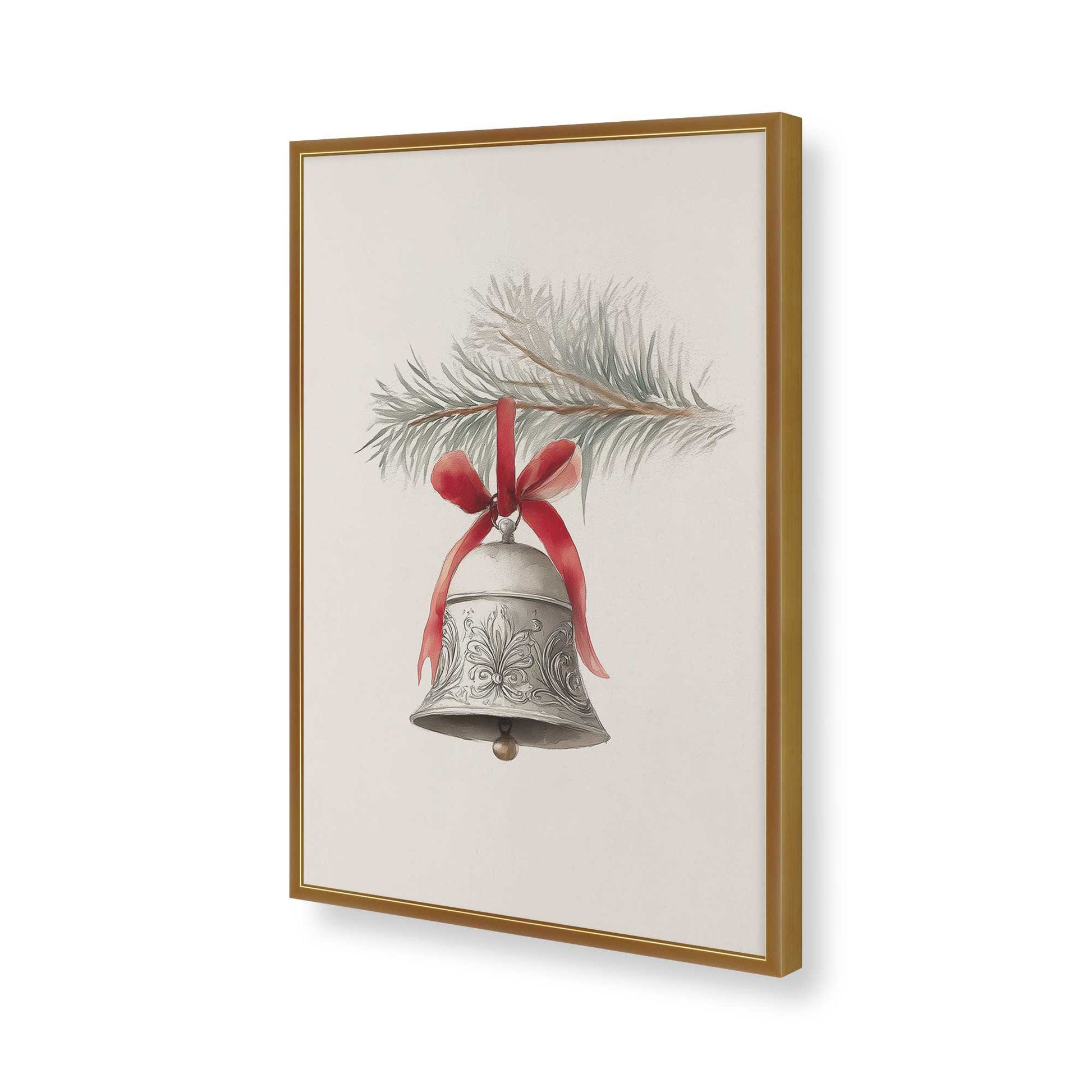 [Color:Polished Gold], Picture of art in a Polished Gold frame of the corner