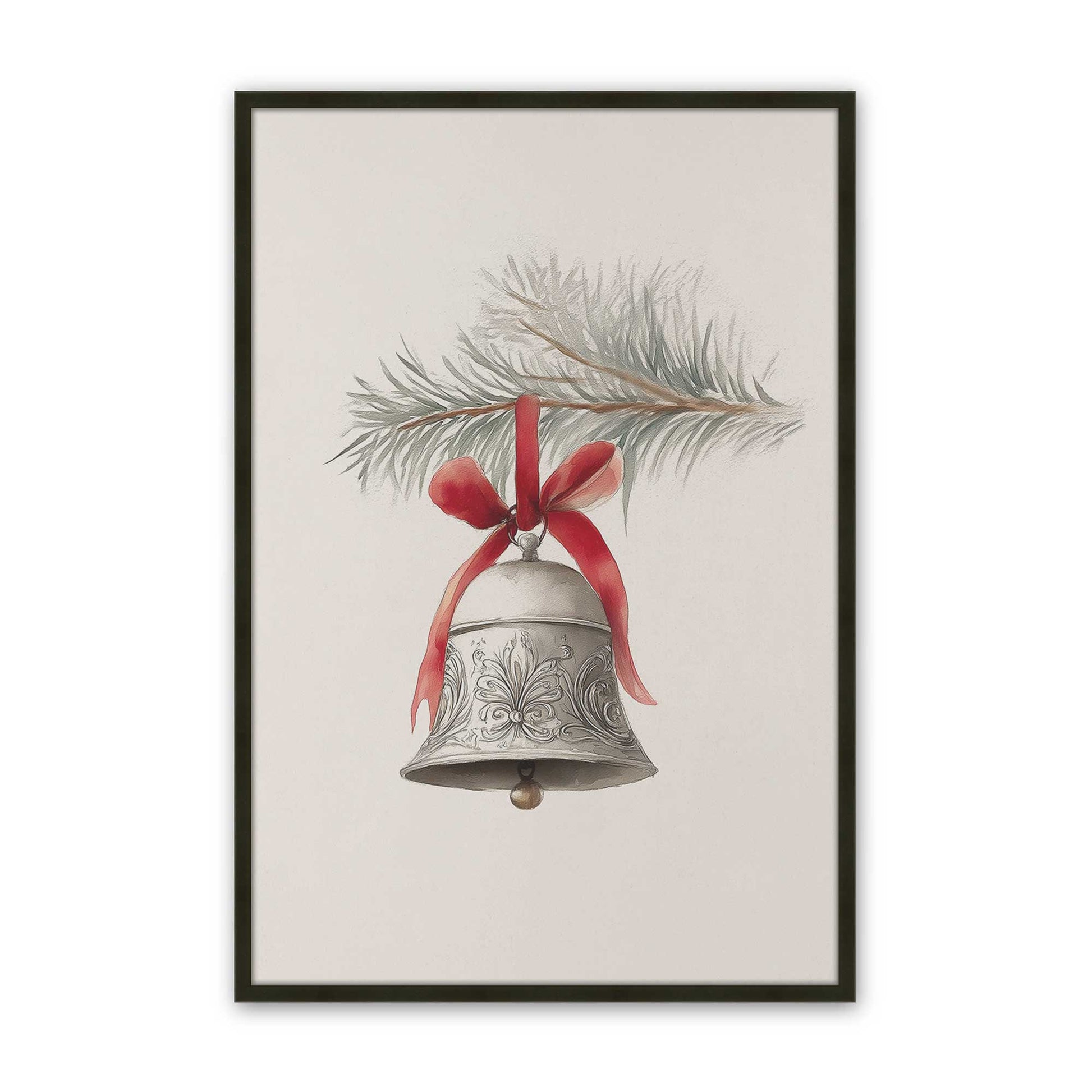 [Color:Satin Black], Picture of art in a Satin Black frame