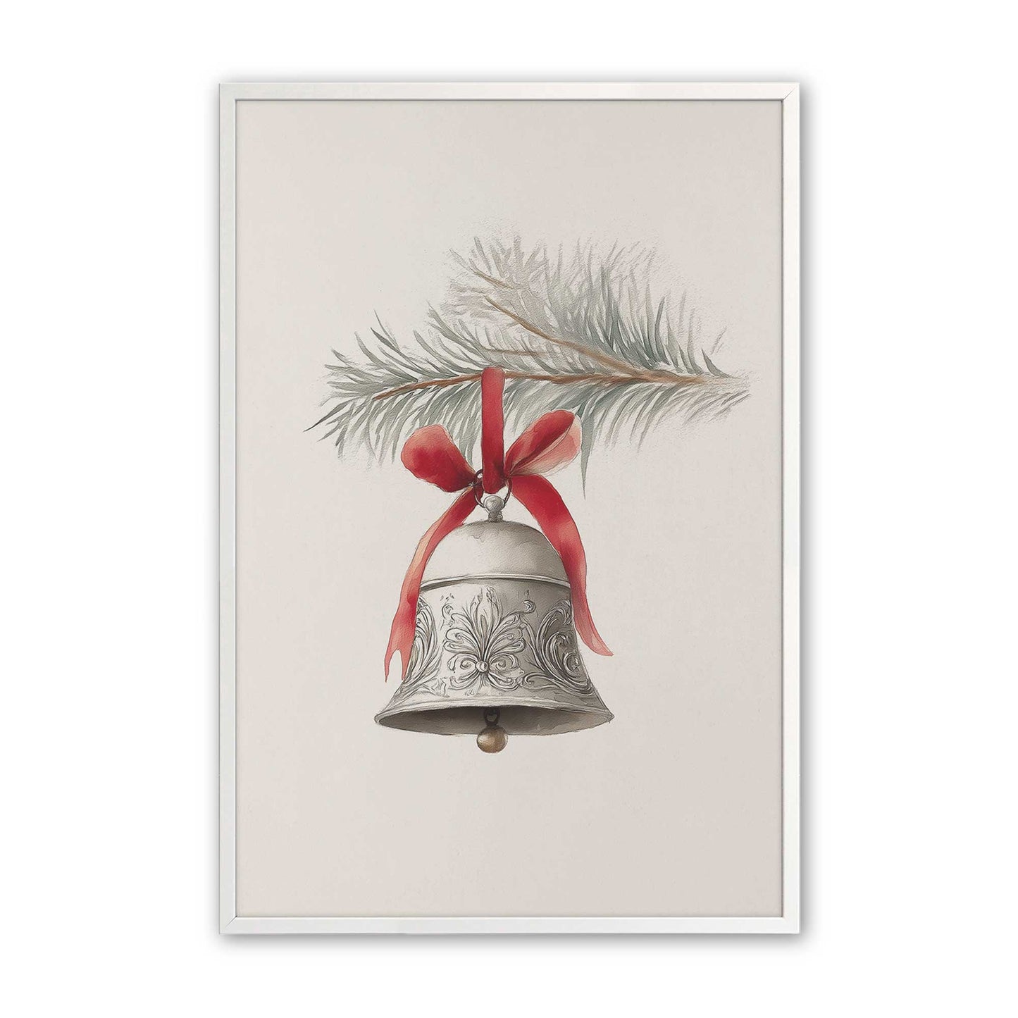 [Color:Opaque White], Picture of art in an Opaque White frame