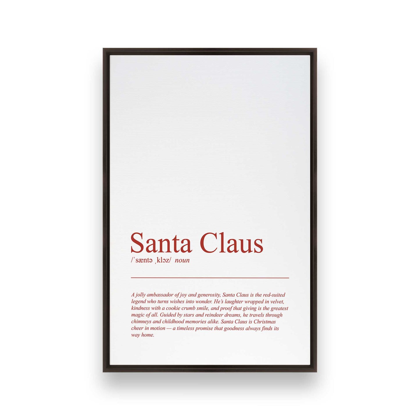 [Color:Espresso], Picture of art in an Espresso frame