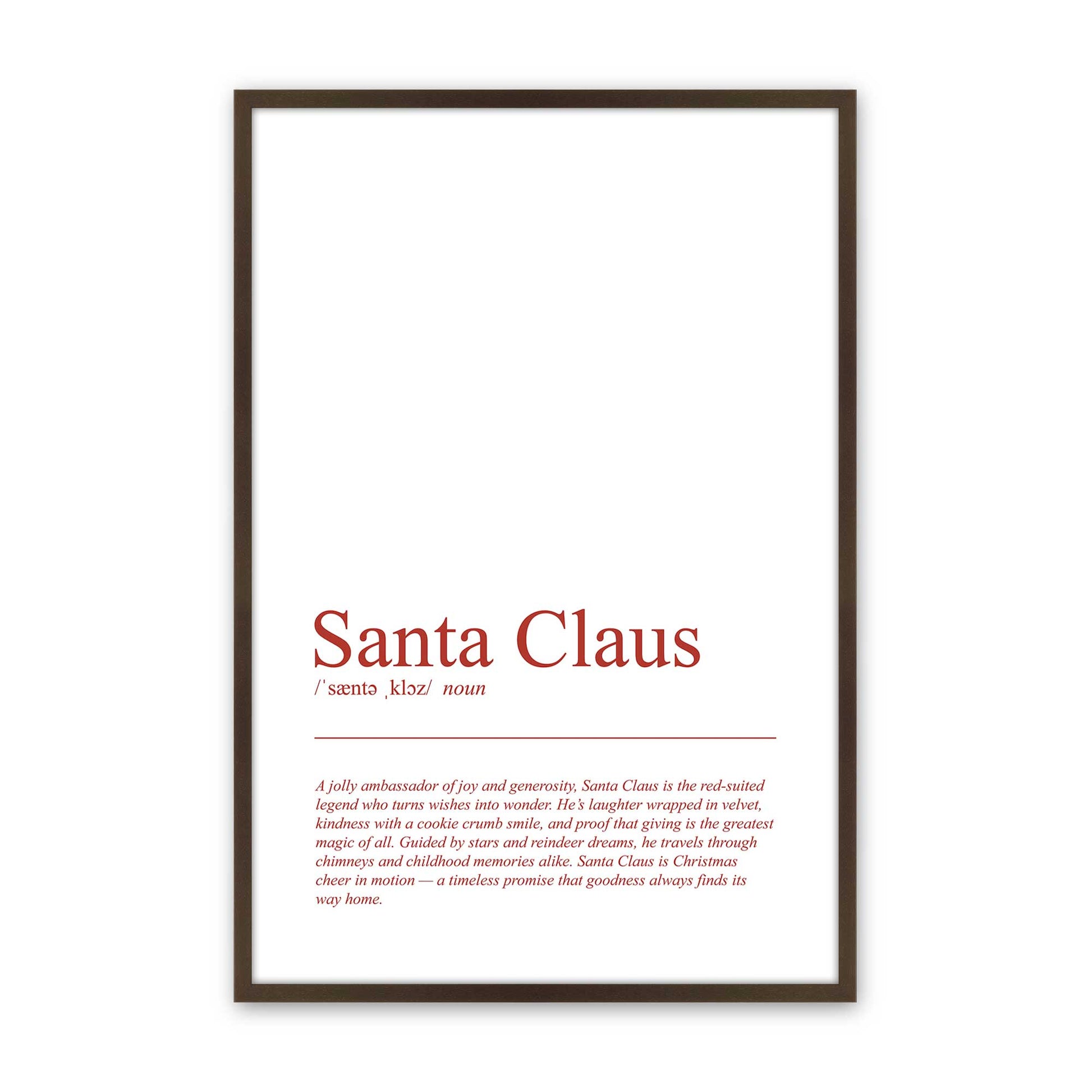 [Color:Belvinder Brown], Picture of art in a Belvinder Brown frame