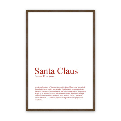 [Color:Walnut], Picture of art in a Walnut frame