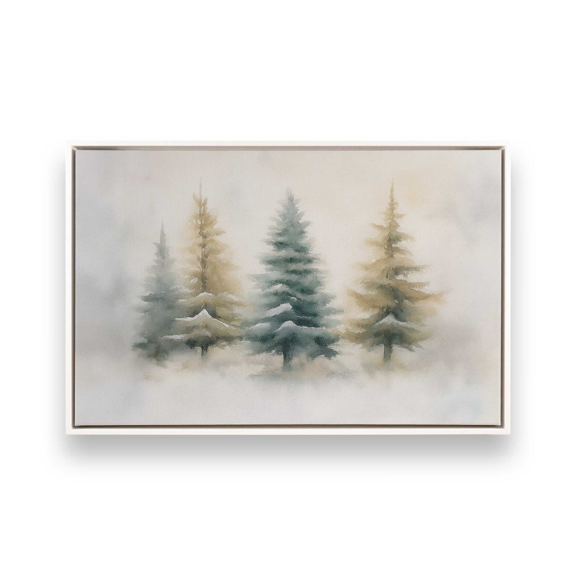 [Color:Opaque White], Picture of art in a White frame